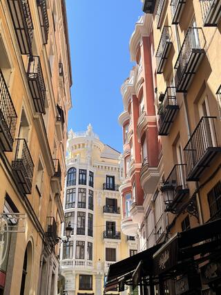 Side street of Madrid