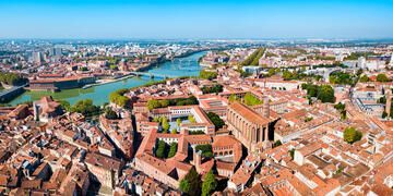 toulouse city aerial