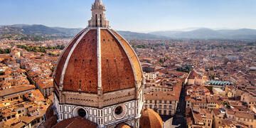 Florence Duomo overlooking the city