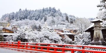 winter kyoto japan snow