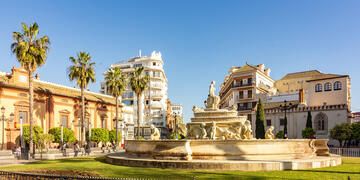 Hispalis fountain in Seville