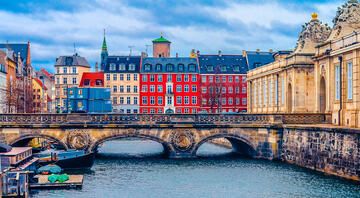 Copenhagen Bridge over river
