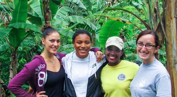 santiago dr girls in forest
