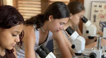 microscope students abroad