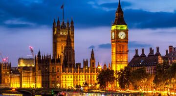 london parliment and big ben at dusk