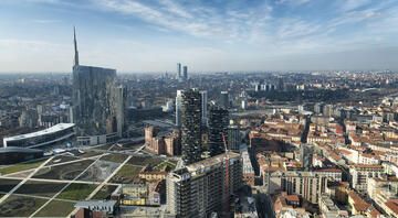 Milan business district