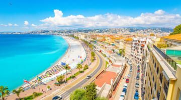 Nice, France beach