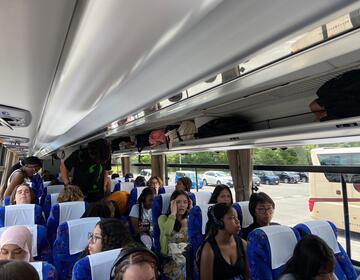 Bus in the morning