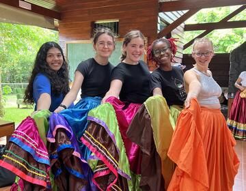 Folkloric dance class