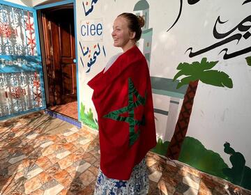 Abigail, Moroccan Flag