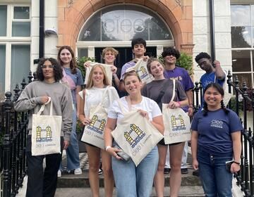 Students at CIEE London
