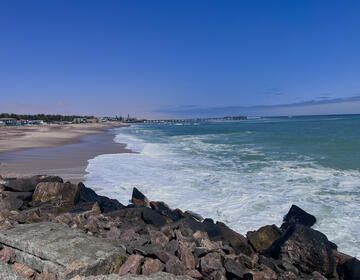 The beach in Swakopmund, Namibia!