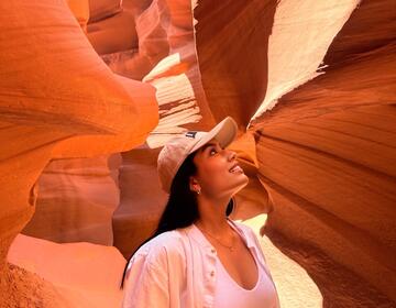 Lorna squeezed in a trip to the Grand Canyon.