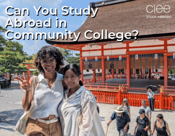 Can you study abroad in community college?