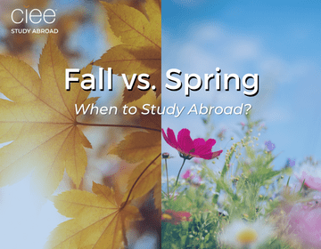 fall spring ciee study abroad