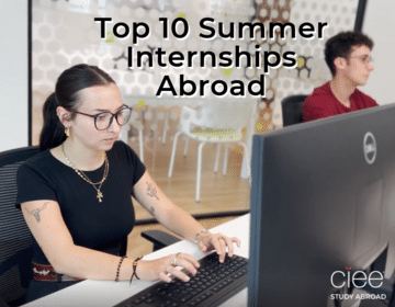 ciee study abroad summer internship
