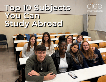 ciee study abroad subjects