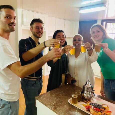 host family tea cheers rabat