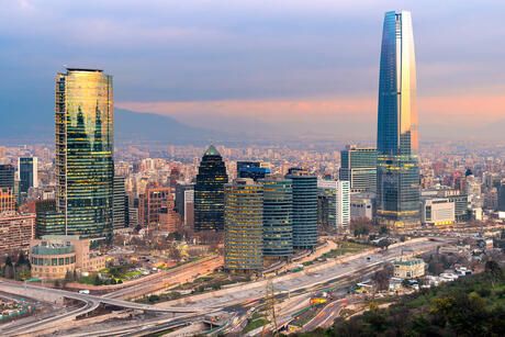 santiago-ch-city-sunset