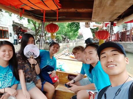 Students in Shanghai, China