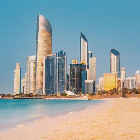 abu dhabi shoreline abroad