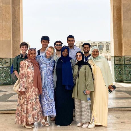 rabat-student-group-visit-casablanca-mosque