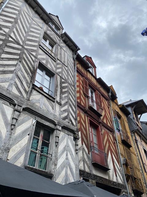 Half-timbered buildings