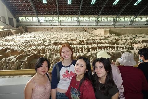 Museum excursion in Shanghai high school summer abroad