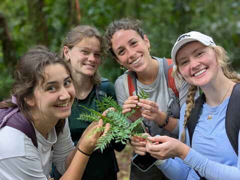 College first year abroad students on monteverde campus abroad