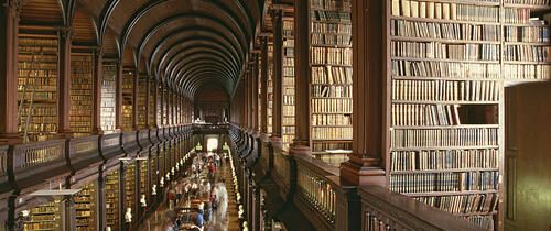 dublin ireland library ceiling