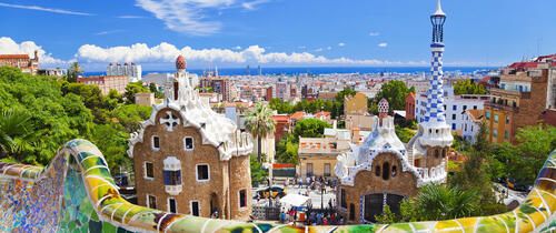 famous overlook in barcelona spain