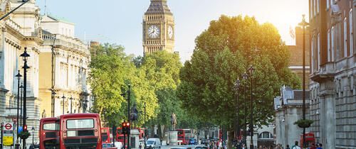 London Big Ben treet