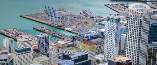 Auckland port