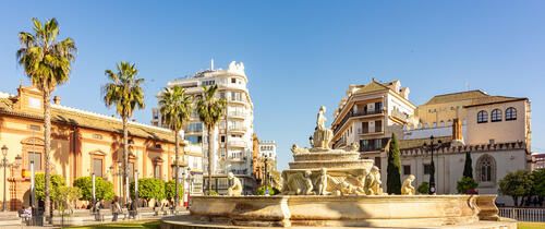 Hispalis fountain in Seville