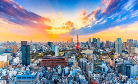 tokyo-city-sunset