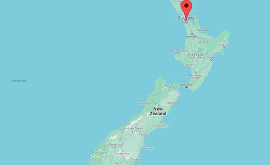 auckland new zealand map