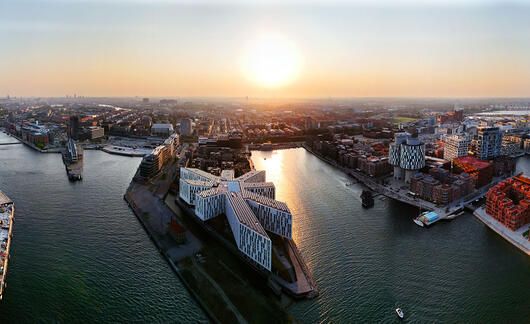 copenhagen-nordhavn-harbor-aerial-view