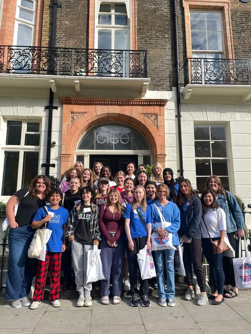 Our first day at CIEE London headquarters