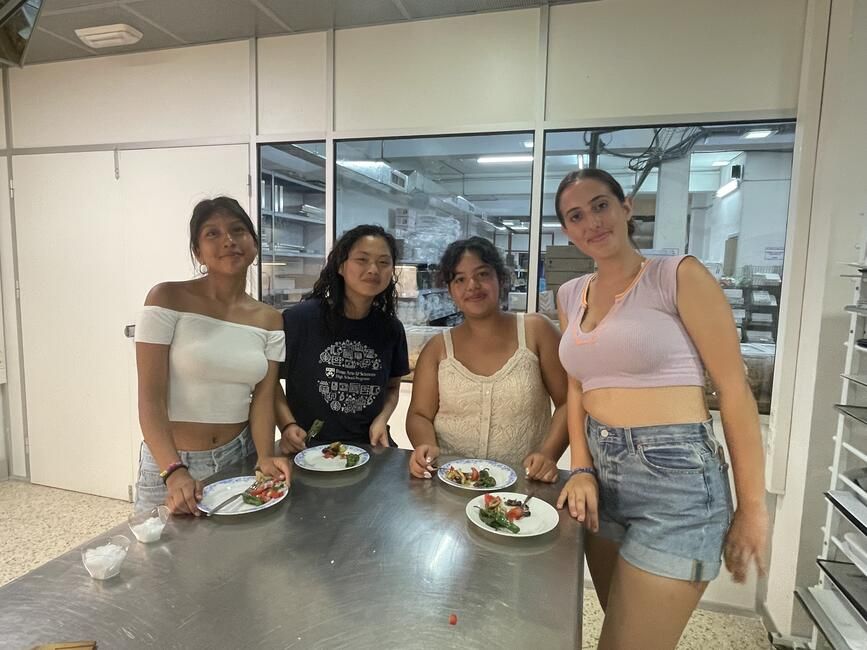 Ready to eat our salad