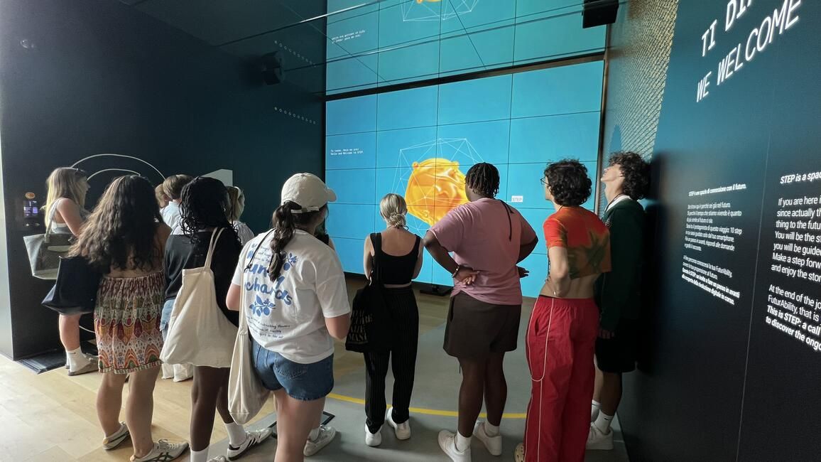 Students at the Futurability experience
