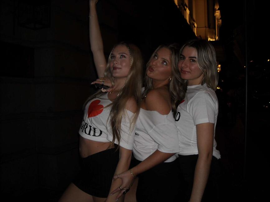 madrid students abroad happy t shirts