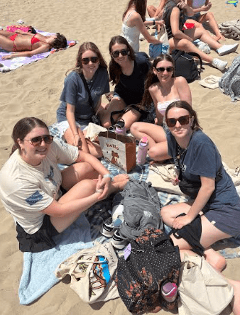 Lunch on the beach!