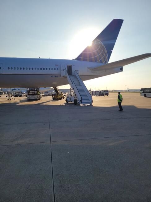 Plane CBYXers took from Washington DC to Germany
