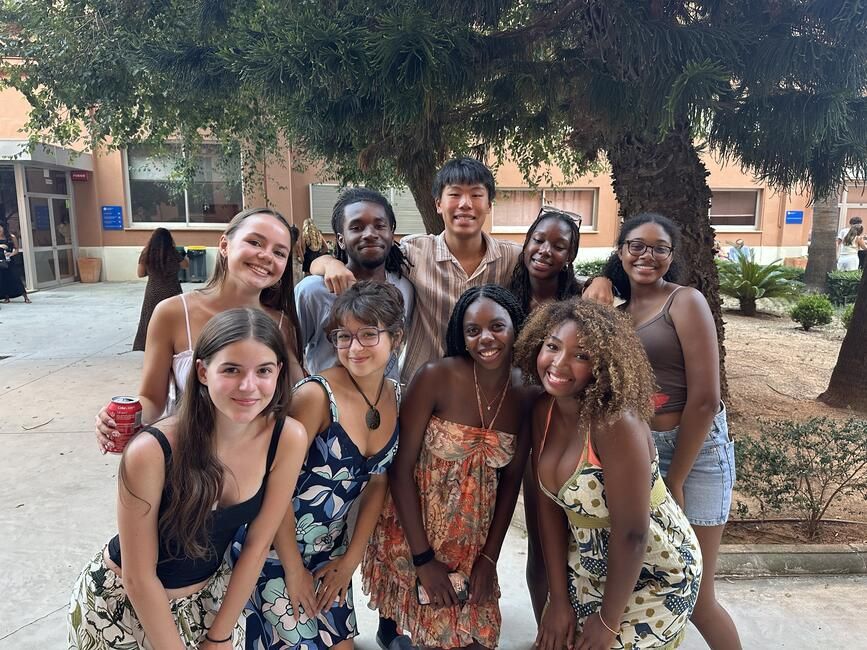 Students during Farewell Dinner 