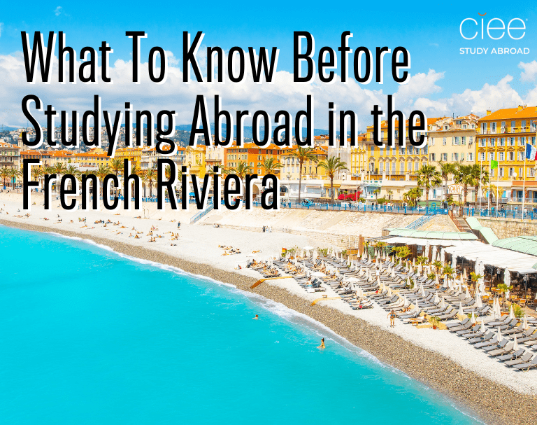 What to Know Before Studying Abroad in the French Riviera