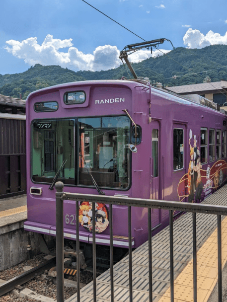 Randen Train in Kyoto