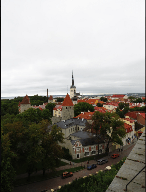 View of Old Town from look out point