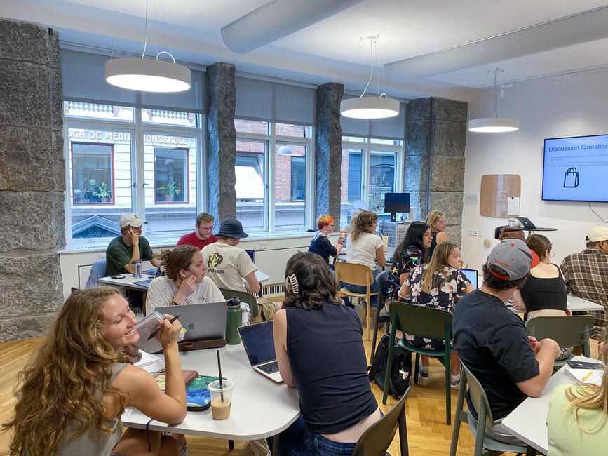 Copenhagen study center lounge 