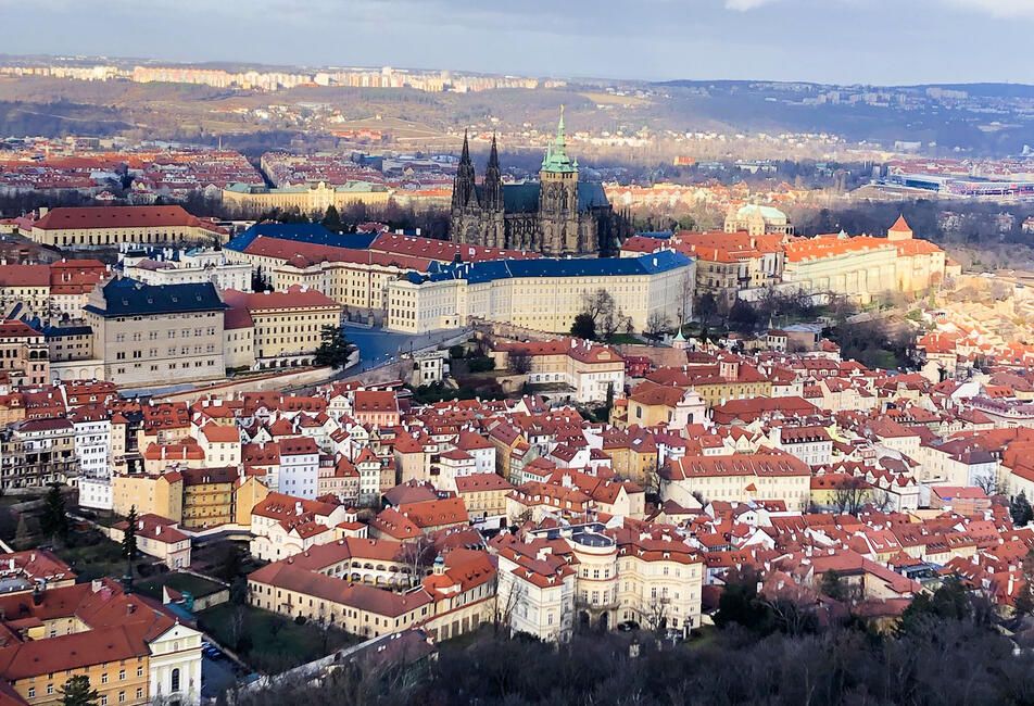 Prague castlet aerial