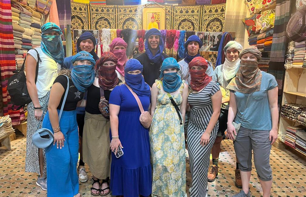 headwraps rabat students ciee study abroad